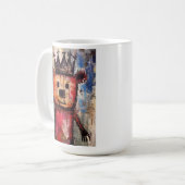 Urbaner Bärenkönig GRAFFITI Kaffeetasse (Vorderseite Links)