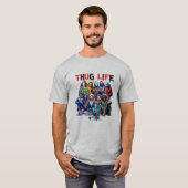 Urbaner Cartoon T-Shirt (Vorne ganz)