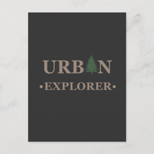 Urbaner Entdecker Postkarte (Vorderseite)