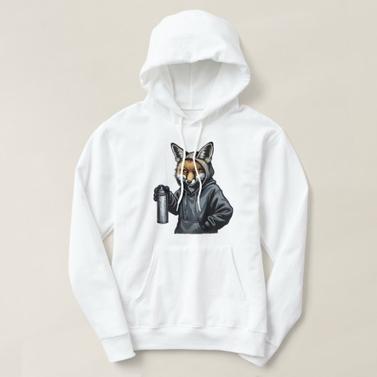Urbaner Fuchs-Tagger Hoodie (Design vorne)