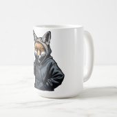 Urbaner Fuchs-Tagger Kaffeetasse (VorderseiteRechts)