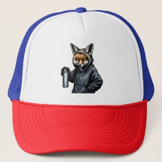 Urbaner Fuchs-Tagger Truckerkappe