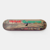 Urbaner Gladiator Keine Regeln Crow Skateboard (Horizontal)