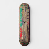 Urbaner Gladiator Keine Regeln Crow Skateboard (Vorderseite)