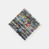 Urbaner Grunge Serviette (Ecke)