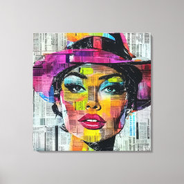 Urbaner Pop Art Canvas Leinwanddruck