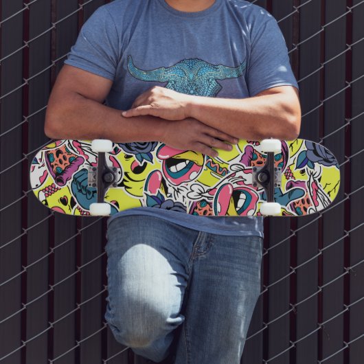 Urbaner Pop Skateboard (Außenbereich 3)