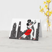 Urbaner Tango Karte (Gelbe Blume)