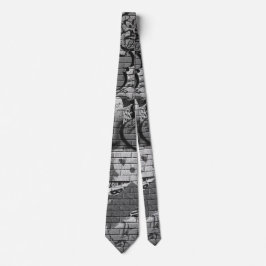 Urbaner Ultra-Untergrund NYC Graffiti Neck Tie Krawatte