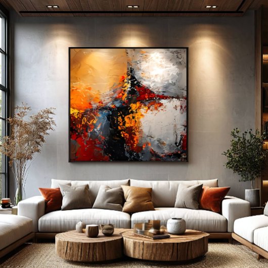 Urbanes Chroma: Wut & Licht Poster