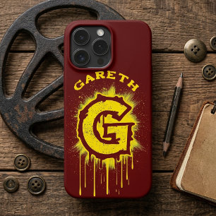 Urbanes Graffiti-Monogramm Buchstabe "G" Case-Mate iPhone Hülle