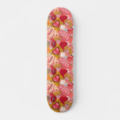 Urbanes Graffiti-Straßenkunstmuster Skateboard (Vorne)