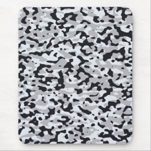 Urbanes Tarnmuster mit hohem Kontrast Mousepad