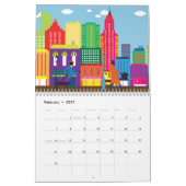 Urbanismus illustrierter Kalender (Feb 2027)