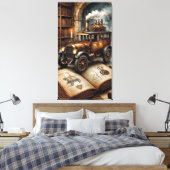 UrbanMuse – Cityscape Canvas Collection Leinwanddruck (Insitu (Schlafzimmer))