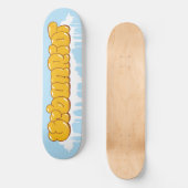 UrbanRiot Graffiti Clouds Deck Skateboard (Vorderseite)