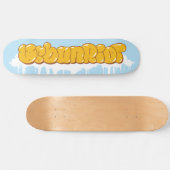 UrbanRiot Graffiti Clouds Deck Skateboard (Horizontal)