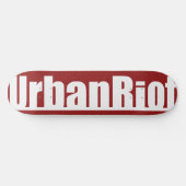 UrbanRiot JP1 Red Deck Skateboard (Horizontal)