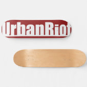 UrbanRiot JP1 Red Deck Skateboard (Horizontal)