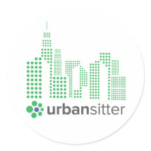 UrbanSitter Rundaufkleber - 3", Blatt 6, glänzend