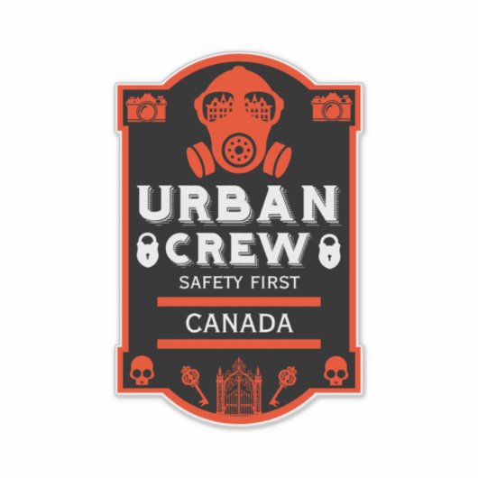 Urbex Aufkleber (Vorderseite)