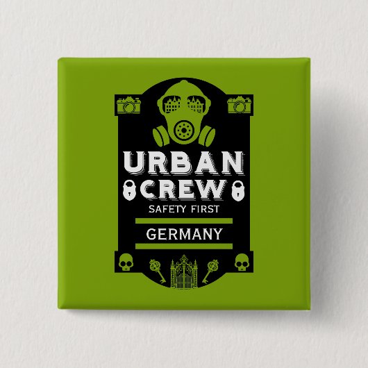 Urbex Button (Vorderseite)