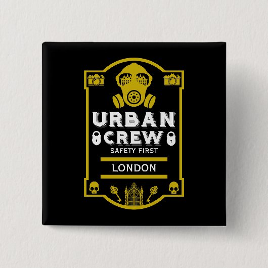 Urbex Button (Vorderseite)