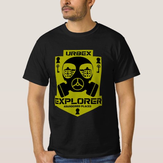 Urbex Explorer Verschwunden Orte Fotografie T-Shir T-Shirt (Vorderseite)