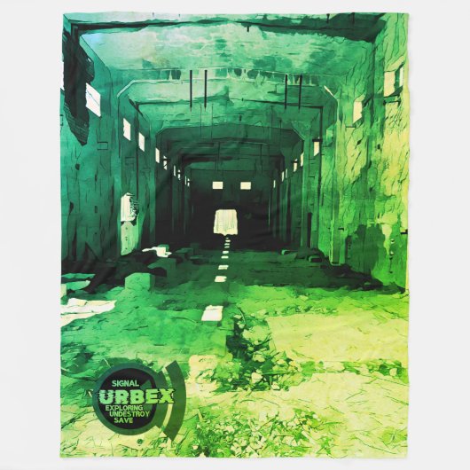 Urbex Fleecedecke (Vorderseite)