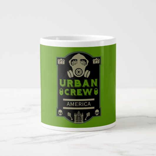 Urbex Jumbo-Tasse (Vorderseite)