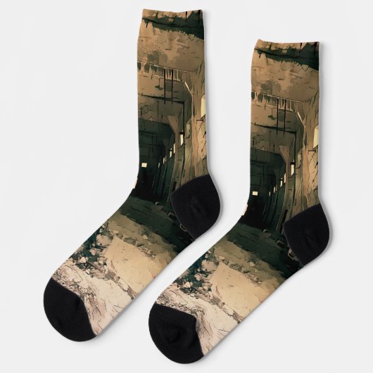 Urbex Socken (Linkes Detail)