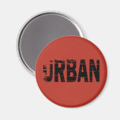 Urbex Urbanart Urban Explorer Magnet (Vorderseite/Rückseite)