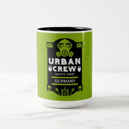 Urbex Zweifarbige Tasse (Mittel)