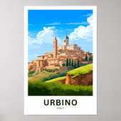 Urbino Italy Travel Print Poster (Vorne)
