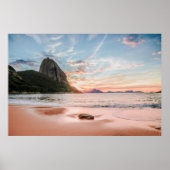 Urca Beach in Rio de Janeiro, Brasilien Poster (Vorne)