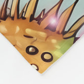 Urchin Heart Print Fleecedecke (Ecke)