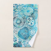 Urchin und Opihi Party tropische Muster Badhandtuch Set (Handtuch)