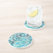 Urchin und Opihi Party tropische Muster Getränkeuntersetzer (Seite)