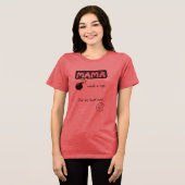 Urdu Lustige Mama Leben Tri-Blend Shirt (Vorderseite voll)