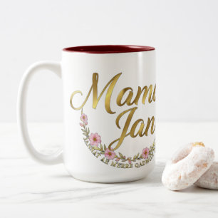 Urdu Muttertags-Tasse Mama Jan Kaffeetasse Ges