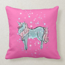 Ureen the Unicorn Fairy Throw Kissen