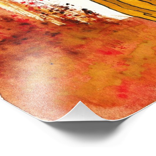 Ureinwohnende amerikanische Girls Aquarellbilder d Fotodruck (Ecke)