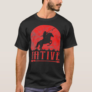 Ureinwohner amerikanischer indianischer Krieger vi T-Shirt