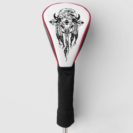 Ureinwohner Amerikas, Adler, Dreamcatcher, Kuhschä Golf Headcover (Vorderseite)