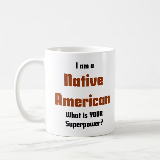 Ureinwohner Amerikas Kaffeetasse (Links)