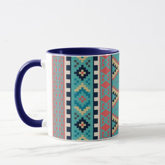 Ureinwohner-Aztekemuster Tasse (Links)