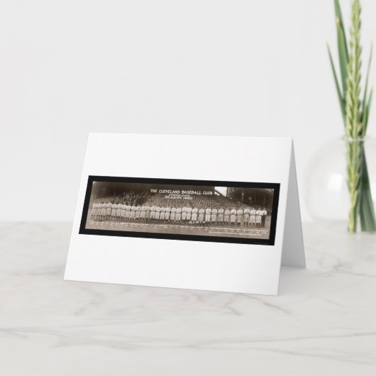 Ureinwohner-Baseball-Foto 1920 Karte (Vorderseite)