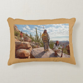 Ureinwohner der Sonoran-Wüste Zierkissen
