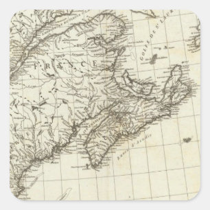 Ureinwohner-Dörfer in Kanada Quadratischer Aufkleber