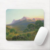 Ureinwohner durch ein Feuer vor Berg William Mousepad (Mit Mouse)